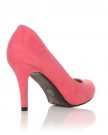 PEARL-Coral-Faux-Suede-Stiletto-High-Heel-Classic-Court-Shoes-Size-UK-5-EU-38-0-1