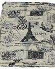 Paris-theme-Eifel-tower-Print-Scarf-in-Grey-0-0