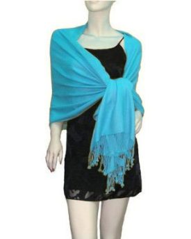 Pashmina-Various-Colours-Scarf-Stole-Wrap-Christmas-Gift-Turquoise-0