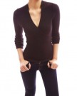 PattyBoutik-Trendy-Ribbed-V-Neck-Crossover-Empire-Waist-Long-Sleeve-Knit-Jumper-Top-Brown-12-0-0
