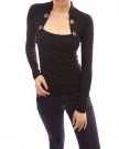 PattyBoutik-Unique-Button-Embellished-Long-Sleeve-Party-Blouse-Top-Black-14-0-0