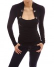 PattyBoutik-Unique-Button-Embellished-Long-Sleeve-Party-Blouse-Top-Black-14-0