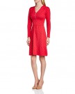 Peopletree-Womens-Essie-Diamond-Print-Tea-Polka-Dot-Long-Sleeve-Dress-Red-Size-8-0