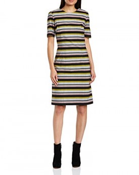 Peopletree-Womens-Felicity-A-Line-Striped-Short-Sleeve-Dress-Multicoloured-Size-8-0