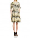 Peopletree-Womens-Karen-Horse-Print-Tea-Short-Sleeve-Dress-Yellow-Size-14-0-0