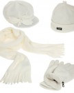Pia-Rossini-Ladies-Girls-Winter-Hat-Cap-Gloves-And-Scarf-Set-Womens-Fleece-Red-White-0