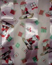 Pink-Father-Christmas-design-scarf-thin-pretty-Christmas-scarf-0-0