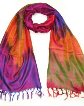Pink-Silk-Scarf-Womens-luxury-paisley-scarfs-for-ladies-and-girls-Beautiful-Lovarzi-pashminas-0