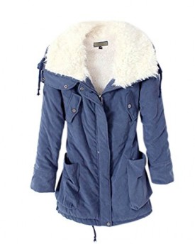 ROPALIA-Women-Winter-Warm-Thicken-Fleece-Coat-Jacket-Zip-Up-Lapel-Parka-Overcoat-0