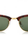 Ray-Ban-Unisex-Sunglasses-Clubmaster-Brown-Braun-RB-3016-W0366-One-size-0-0