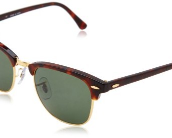 Ray-Ban-Unisex-Sunglasses-Clubmaster-Brown-Braun-RB-3016-W0366-One-size-0