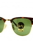 Ray-Ban-Unisex-Sunglasses-Clubmaster-Multicoloured-Red-AvanaGreen-990-One-size-0