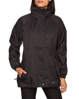 Regatta-Joelle-III-Womens-Leisurewear-Waterproof-Jacket-Black-Size-8-0