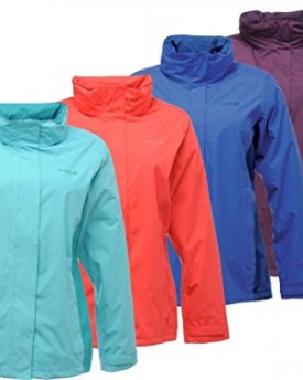 Regatta-Midsummer-Womens-Waterproof-Windproof-Hooded-Purple-Jacket-Size-12-0