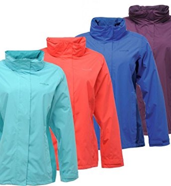 Regatta-Midsummer-Womens-Waterproof-Windproof-Hooded-Purple-Jacket-Size-12-0