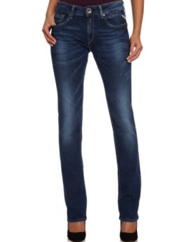 Replay-Womens-Straight-Fit-Jeans-Blue-Blau-9-30W32L-0