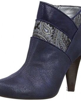 Ruby-Shoo-Womens-Cher-Blue-High-Heel-Ankle-Boot-One-Color-Uk-5-Eu-38-Us-7-0