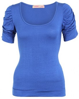 Ruched-Short-Sleeve-Jersey-Top-12Royal-Blue-0