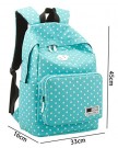 SAIERLONG-Womens-And-Girls-Backpack-School-bag-travel-bag-Blue-Oxford-0-1