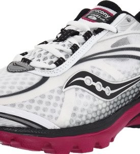 SAUCONY-Pro-Grid-Kinvara-2-Ladies-Running-Shoes-WhiteBlackPink-UK9-0
