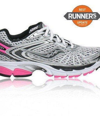 SAUCONY-Pro-Grid-Ride-4-Ladies-Running-Shoes-WhiteBlackPink-UK6-0