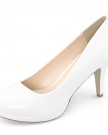 SHEOZY-Hot-Pumps-Shoes-Womens-Closed-Toe-Sexy-Gigh-Heel-Office-Work-Comfort-Patent-White-Size-UK6-0