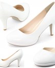 SHEOZY-Hot-Pumps-Shoes-Womens-Closed-Toe-Sexy-Gigh-Heel-Office-Work-Comfort-Patent-White-Size-UK6-0-4