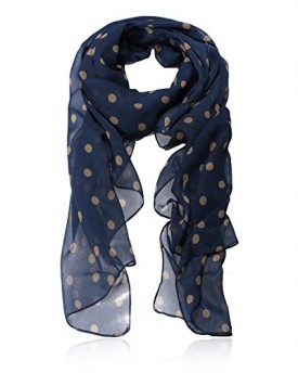 SODIALR-Fashion-Womens-Polka-Dot-Printing-Chiffon-Long-Scarf-Shawl-Wraps-Navy-0