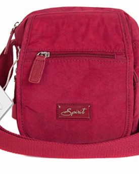 SPIRIT-LIGHTWEIGHT-TRAVEL-CROSSBODY-HANDBAG-BAG-STYLE-NO-3938-Claret-0