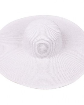 SWT-Ladies-Superb-Summer-Sun-Beach-Floppy-Derby-Hat-Wide-Large-Brim-Straw-White-0