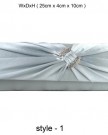 Satin-Diamante-Pleated-Evening-Clutch-Bag-BRIDAL-WEDDING-PARTY-PROM-9-Colours-Silver-0