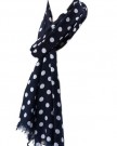 Scarf-A-timeless-Navy-Blue-background-polka-dot-pattern-A-special-soft-cotton-blend-spotted-scarf-0