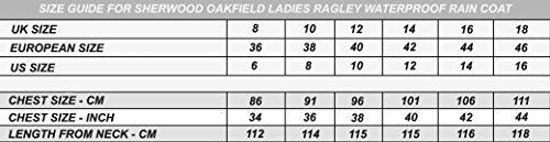 Sherwood Ragley Full Length Ladies Waterproof Coat: Navy Blue: 18 - Image 4