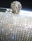 Shimmering-Silver-Diamante-Encrusted-Evening-bag-Clutch-Purse-Party-Bridal-Prom-0-0