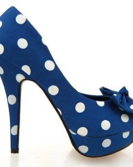 Show-Story-Blue-Two-Tone-Spot-Polka-Dots-Bow-Stiletto-Platform-High-Heel-PumpLF30406BU374UKBlue-0