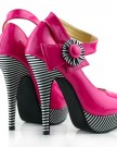 Show-Story-Hot-Pink-Flower-Ankle-Strap-Stripe-Stiletto-High-Heel-Platform-PumpsLF30404HP396UKHot-Pink-0-0