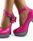 Show-Story-Hot-Pink-Flower-Ankle-Strap-Stripe-Stiletto-High-Heel-Platform-PumpsLF30404HP396UKHot-Pink-0-1