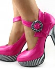 Show-Story-Hot-Pink-Flower-Ankle-Strap-Stripe-Stiletto-High-Heel-Platform-PumpsLF30404HP396UKHot-Pink-0-2