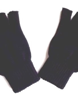 Shropshire-Supplies-Ladies-HOT-Thermal-Fingerless-Gloves-with-Spandex-One-Size-Black-0