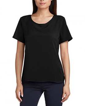 Soaked-In-Luxury-Womens-Aslau-Top-34-Sleeve-Shirt-Black-Size-14-Manufacturer-SizeLarge-0