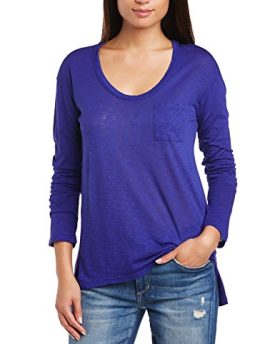 Splendid-Womens-Slub-Jersey-Long-Sleeve-Top-Cobalt-Blue-Size-8-Manufacturer-SizeX-Small-0