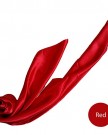 Square-Plain-Satin-Like-Feel-Silk-Scarf-Lovely-Colours-RED-0