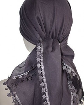 Square-scarves-with-Flower-Edges-Dark-Grey-0