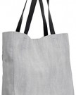 Streetlevel-Womens-5218-Canvas-and-Beach-Tote-Bag-Grey-0-0