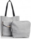 Streetlevel-Womens-5218-Canvas-and-Beach-Tote-Bag-Grey-0-4