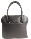 Stylish-Italian-Black-Leather-Handbag-or-Shoulder-Bag-with-Removable-Strap-0-0