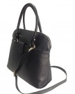 Stylish-Italian-Black-Leather-Handbag-or-Shoulder-Bag-with-Removable-Strap-0-1