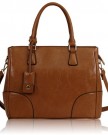 Stylish-Womens-Ladies-Celebrity-Double-Buckle-Messenger-Bag-Brown-TI00127-0-0