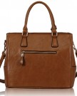 Stylish-Womens-Ladies-Celebrity-Double-Buckle-Messenger-Bag-Brown-TI00127-0-1