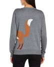 Sugarhill-Boutique-Womens-Curios-Fox-Animal-Print-Long-Sleeve-Jumper-Grey-Size-12-0-0